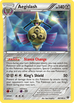 Aegislash XY card