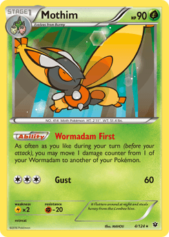 Mothim Fates Collide card