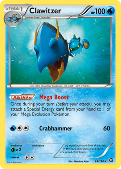 Clawitzer Steam Siege card