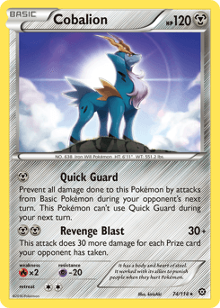Cobalion Steam Siege card