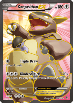 Kangaskhan-EX Flashfire card