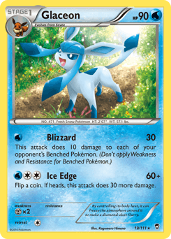 2014 Furious Fists Glaceon #19