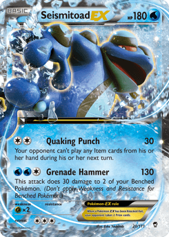 2014 Furious Fists Seismitoad-EX #20