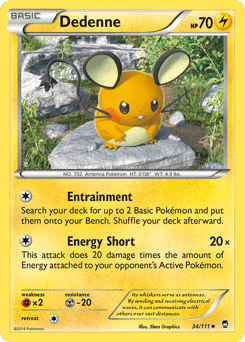2014 Furious Fists Dedenne #34