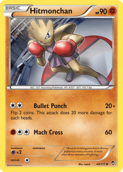 2014 Furious Fists Hitmonchan #48