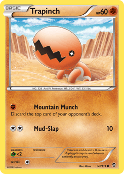 2014 Furious Fists Trapinch #53