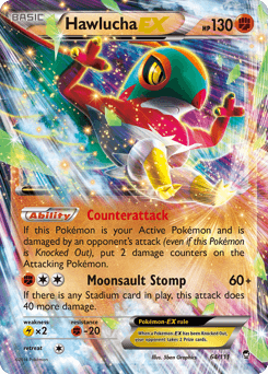 2014 Furious Fists Hawlucha-EX #64