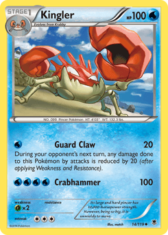 Kingler Phantom Forces card