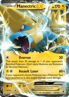 Manectric ex Phantom Forces card