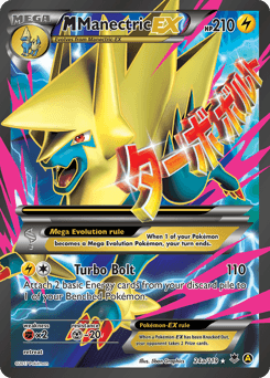 M Manectric-EX Phantom Forces card