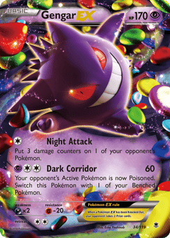 Gengar-EX Phantom Forces card