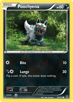 2014 Phantom Forces Poochyena #53
