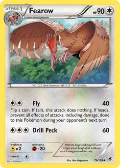 2014 Phantom Forces Fearow #79