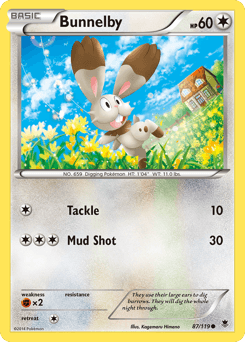 Bunnelby Phantom Forces card