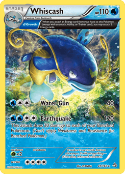 Whiscash Primal Clash card