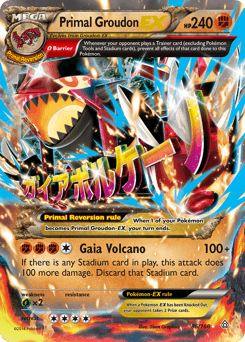 2015 Primal Clash Primal Groudon-EX #86