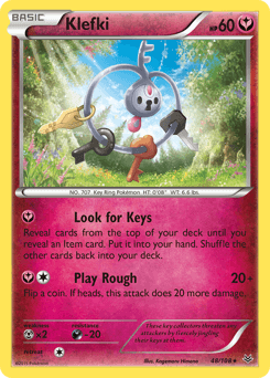 Klefki Roaring Skies card