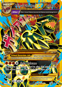Primal Groudon-EX Ancient Origins card