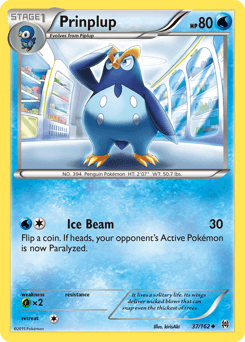 Prinplup BREAKthrough card