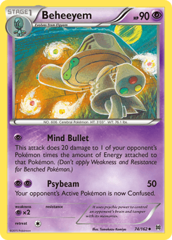Beheeyem BREAKthrough card