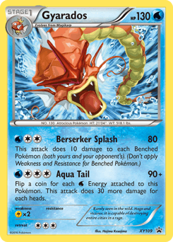 2013 XY Black Star Promos Gyarados #XY109