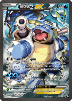 Blastoise ex XY Black Star Promos card