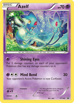Azelf XY Black Star Promos card