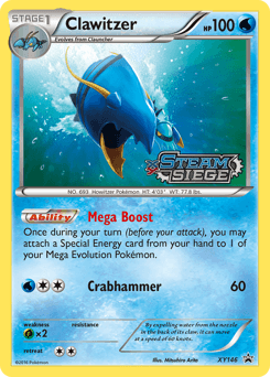 Clawitzer XY Black Star Promos card