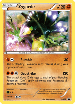 Zygarde XY Black Star Promos card