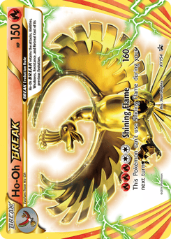 2013 XY Black Star Promos Ho-Oh BREAK #XY154