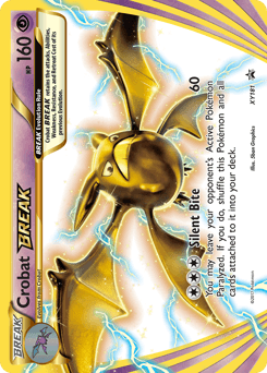 2013 XY Black Star Promos Crobat BREAK #XY181