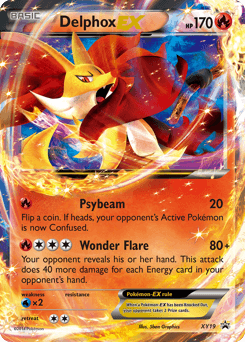 2013 XY Black Star Promos Delphox-EX #XY19