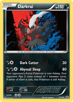 Darkrai XY Black Star Promos card