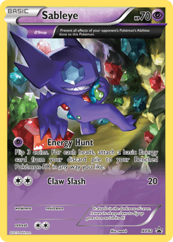 Sableye XY Black Star Promos card