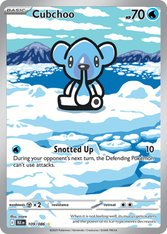 Cubchoo Black Bolt card
