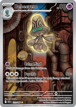 Beheeyem Black Bolt card