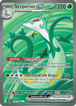 Serperior ex Black Bolt card