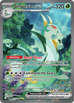 Serperior ex Black Bolt card