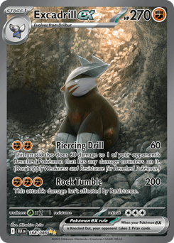 Excadrill ex Black Bolt card