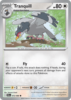 Tranquill Black Bolt card