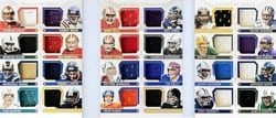 2021 Panini National Treasures Treasure Chest 24 HOF'S Jersey Cut Booklet Multi-Team #TC-HOF card