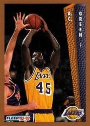 1992-93 Fleer Base Set A.C. Green #108 card