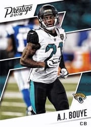 2018 Panini Prestige Base Set A.J. Bouye #60 card