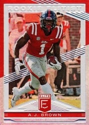 2019 Donruss Elite Rookie Elitist A.J. Brown #RE-10 card