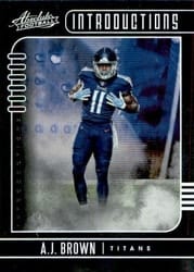 2019 Panini Absolute Introductions A.J. Brown #1 card