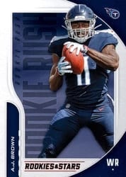 2019 Panini Rookies & Stars Rookie Rush A.J. Brown #RR-AB card