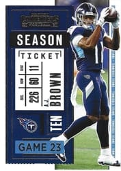 2020 Panini Contenders Base Set A.J. Brown #10 card