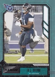 2020 Panini Playbook Base Set A.J. Brown #13 card