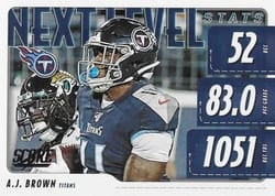 2020 Score Next Level Stats A.J. Brown #NLS-AB card
