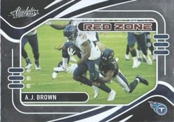2021 Panini Absolute Red Zone A.J. Brown #2 card
